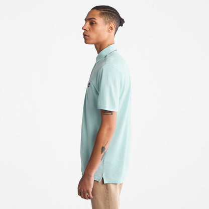 Timberland Mens Baboosic Brook Oxford Polo for Men in Green