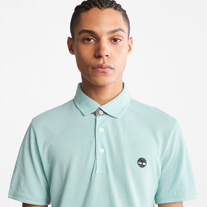 Timberland Mens Baboosic Brook Oxford Polo for Men in Green
