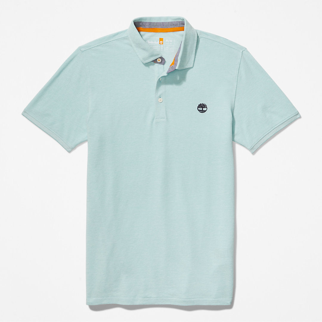Timberland Mens Baboosic Brook Oxford Polo for Men in Green