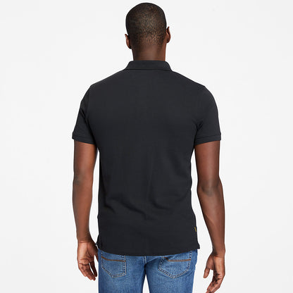Timberland Mens Merrymeeting River Polo Shirt for Men in Black