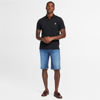 Timberland Mens Merrymeeting River Polo Shirt for Men in Black
