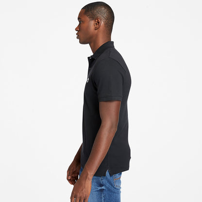 Timberland Mens Merrymeeting River Polo Shirt for Men in Black