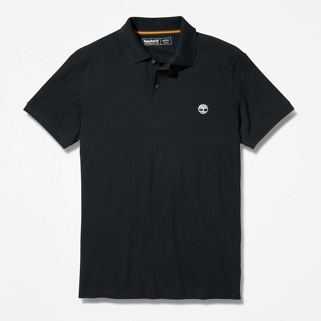 Timberland Mens Merrymeeting River Polo Shirt for Men in Black