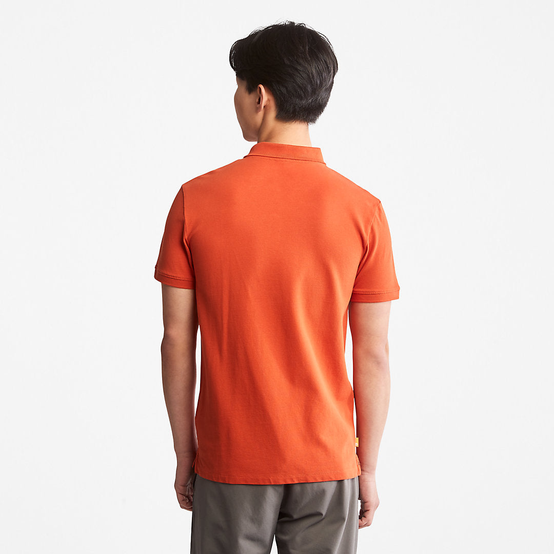Timberland Mens Merrymeeting River Polo Shirt for Men in Orange
