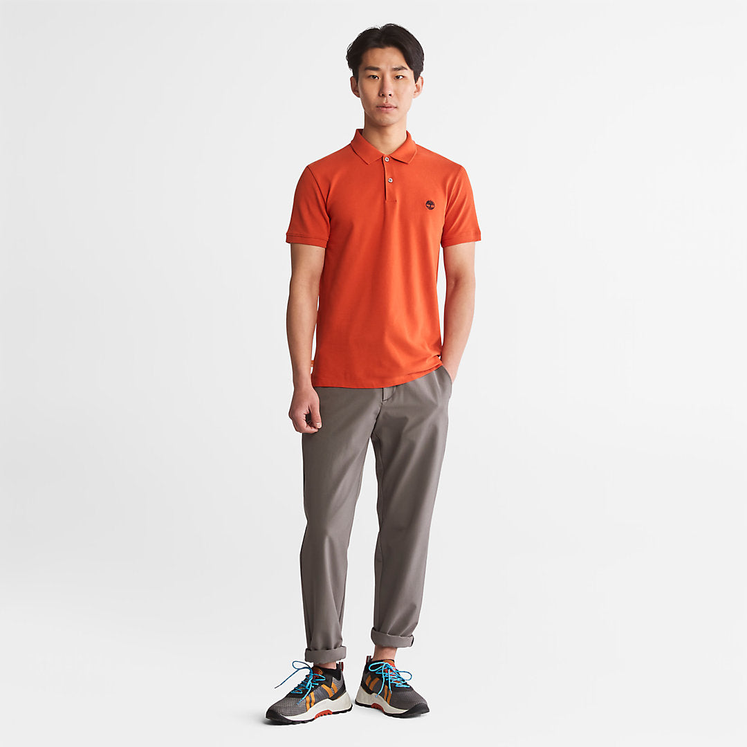 Timberland Mens Merrymeeting River Polo Shirt for Men in Orange
