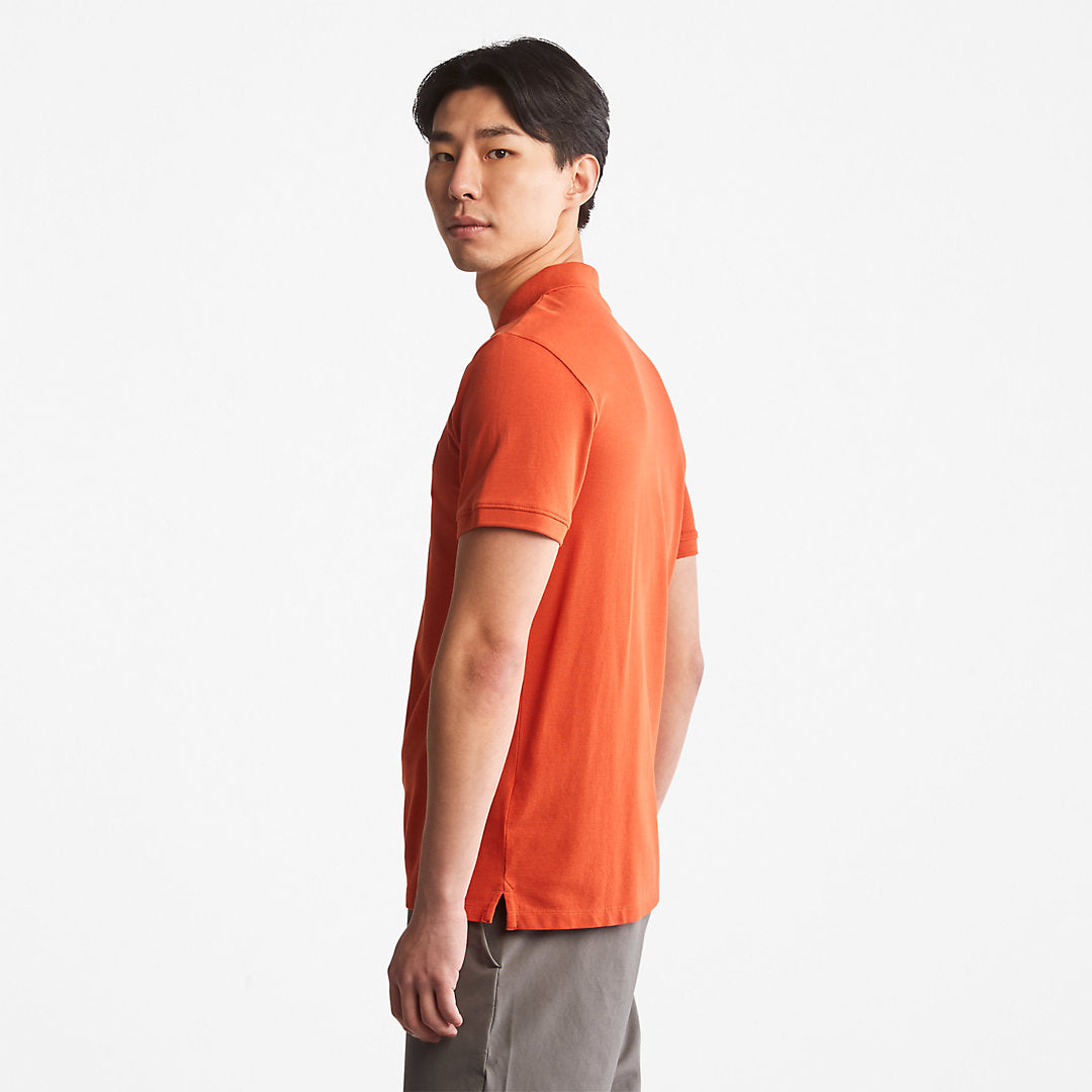 Timberland Mens Merrymeeting River Polo Shirt for Men in Orange