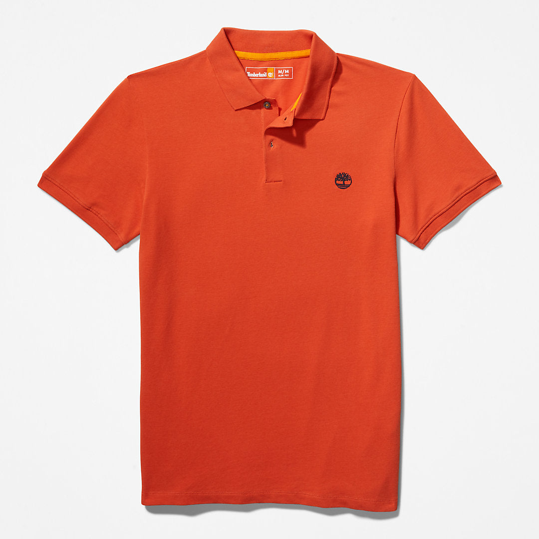 Timberland Mens Merrymeeting River Polo Shirt for Men in Orange