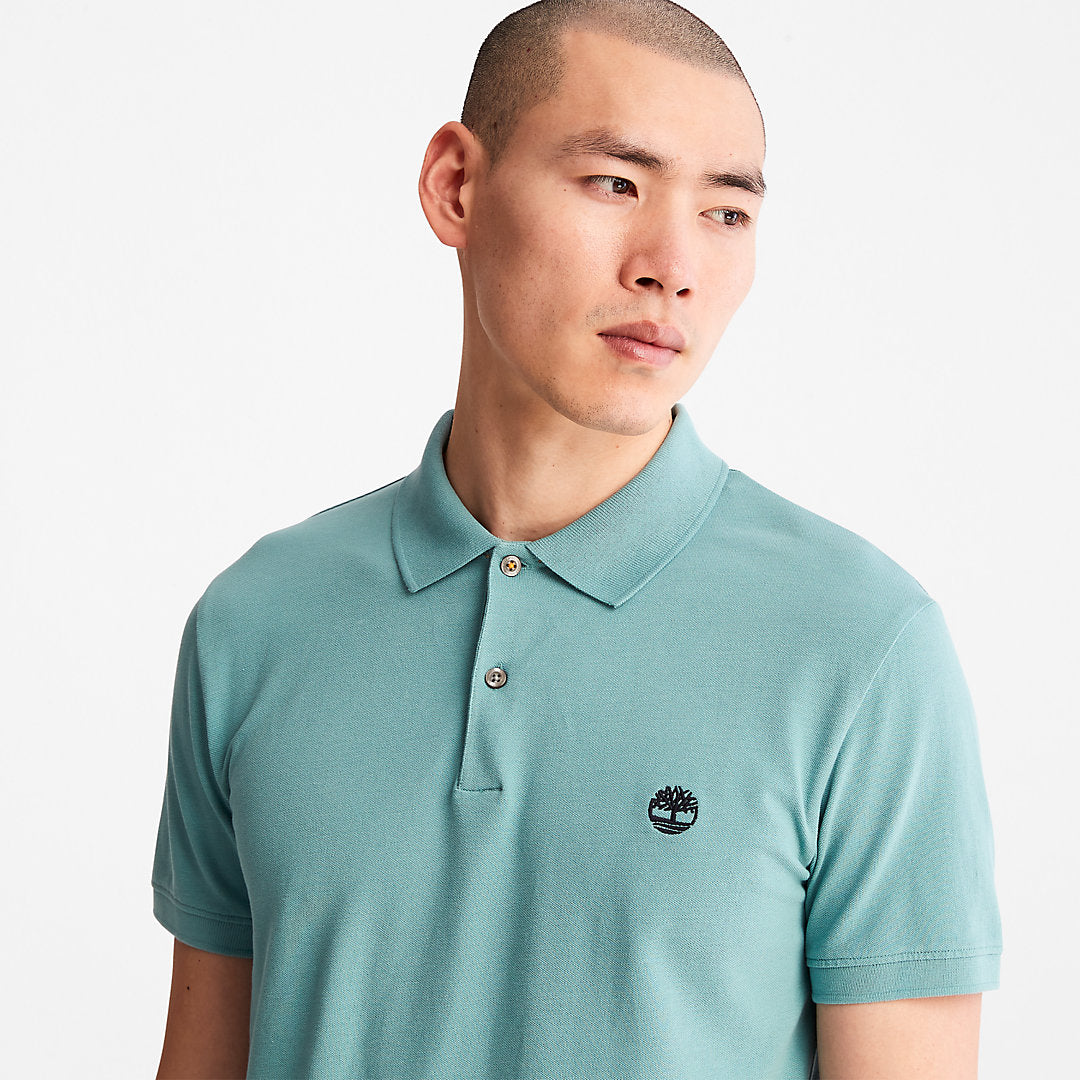Timberland Mens Merrymeeting River Polo Shirt for Men in Green
