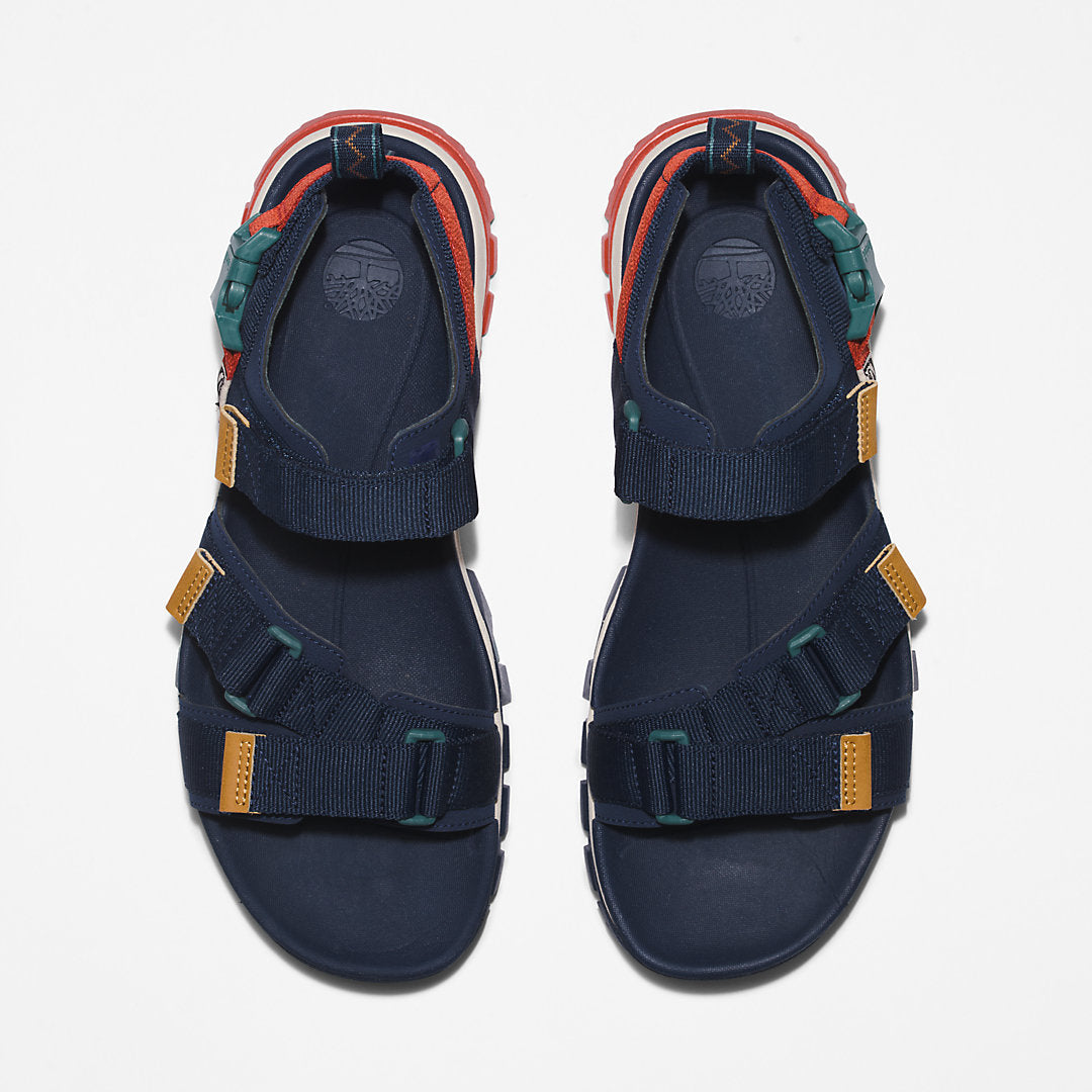 Timberland Mens Garrison Trail Webbing-strap Sandal for Men in Navy