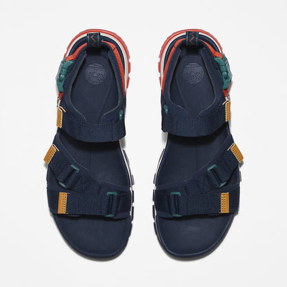 Timberland Mens Garrison Trail Webbing-strap Sandal for Men in Navy