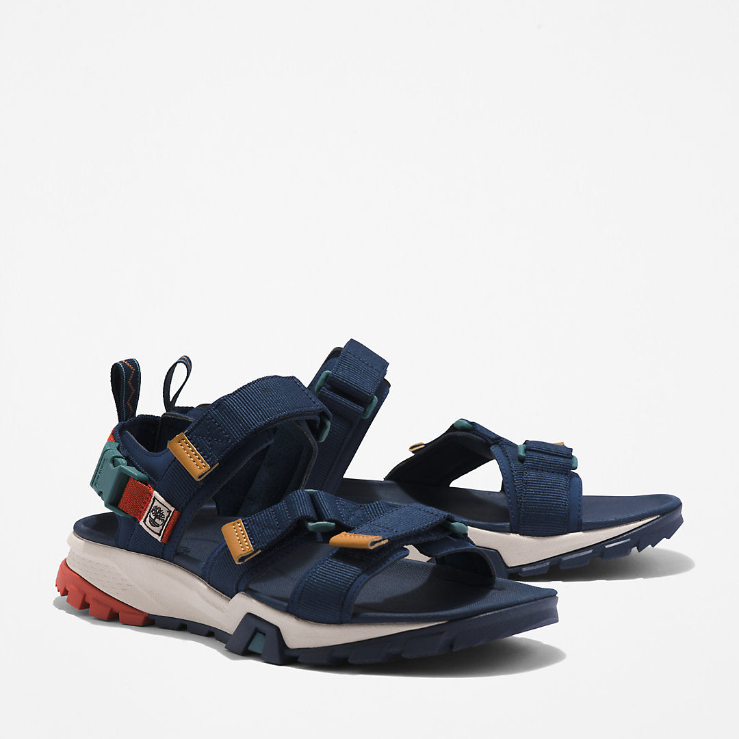 Timberland Mens Garrison Trail Webbing-strap Sandal for Men in Navy