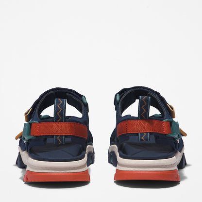 Timberland Mens Garrison Trail Webbing-strap Sandal for Men in Navy