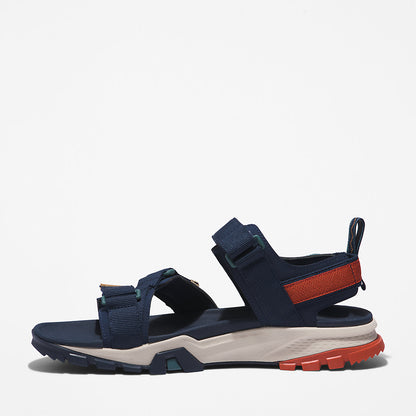 Timberland Mens Garrison Trail Webbing-strap Sandal for Men in Navy