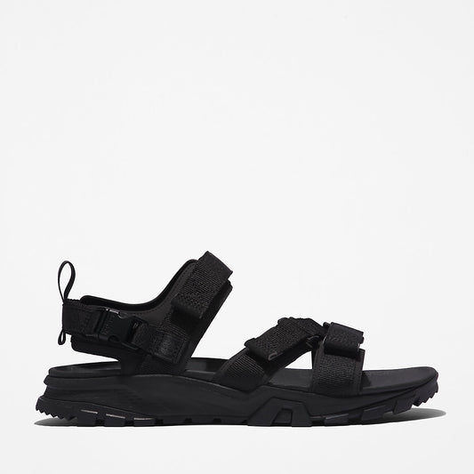 Timberland Mens Garrison Trail Webbing-strap Sandal for Men in Monochrome Black