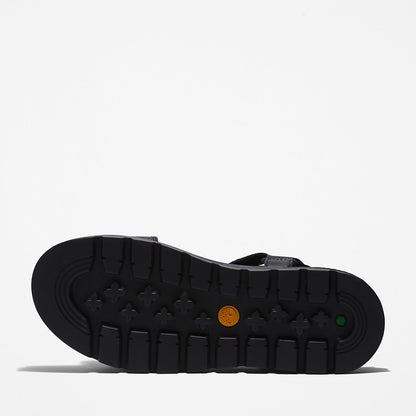 Timberland Womens Ray City Ankle Strap Sandal for Women in Black
