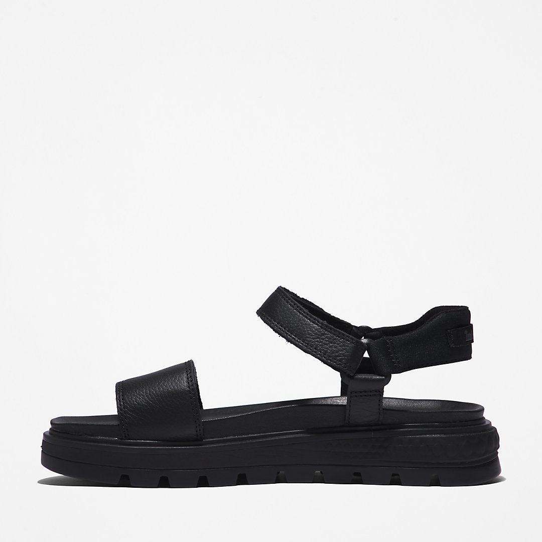 Timberland Womens Ray City Ankle Strap Sandal for Women in Black