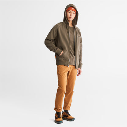 Timberland Mens Exeter River Hoodie for Men in Dark Green