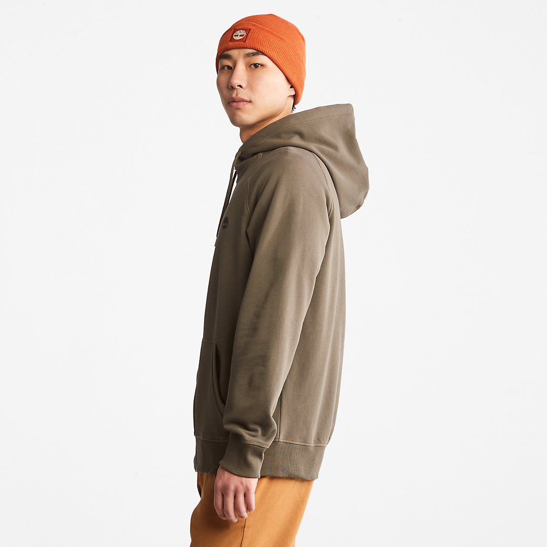 Timberland Mens Exeter River Hoodie for Men in Dark Green