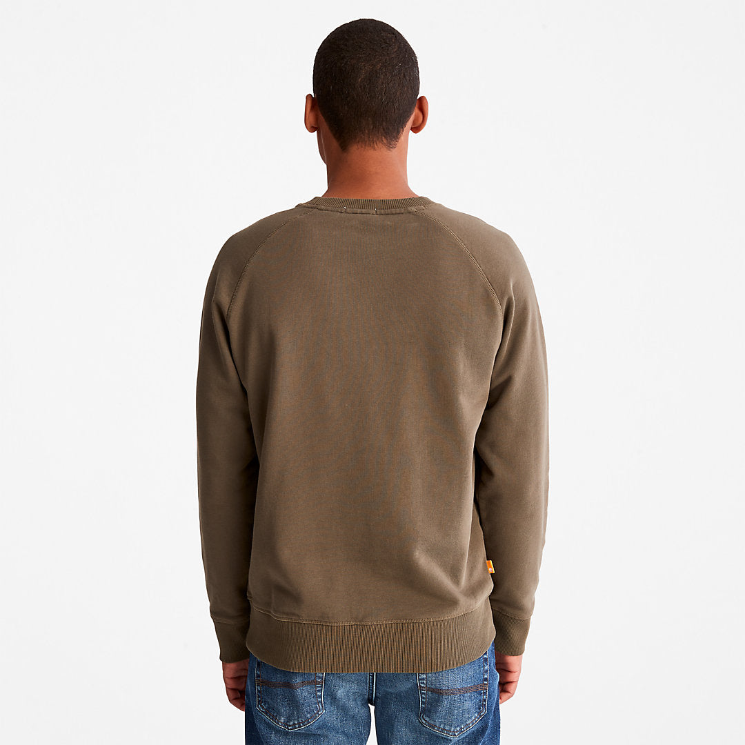 Timberland Mens Exeter River Sweatshirt for Men in Dark Green