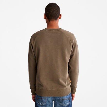 Timberland Mens Exeter River Sweatshirt for Men in Dark Green