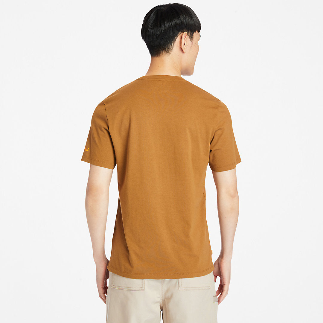 Timberland Mens Organic Cotton Boot T-Shirt for Men in Brown