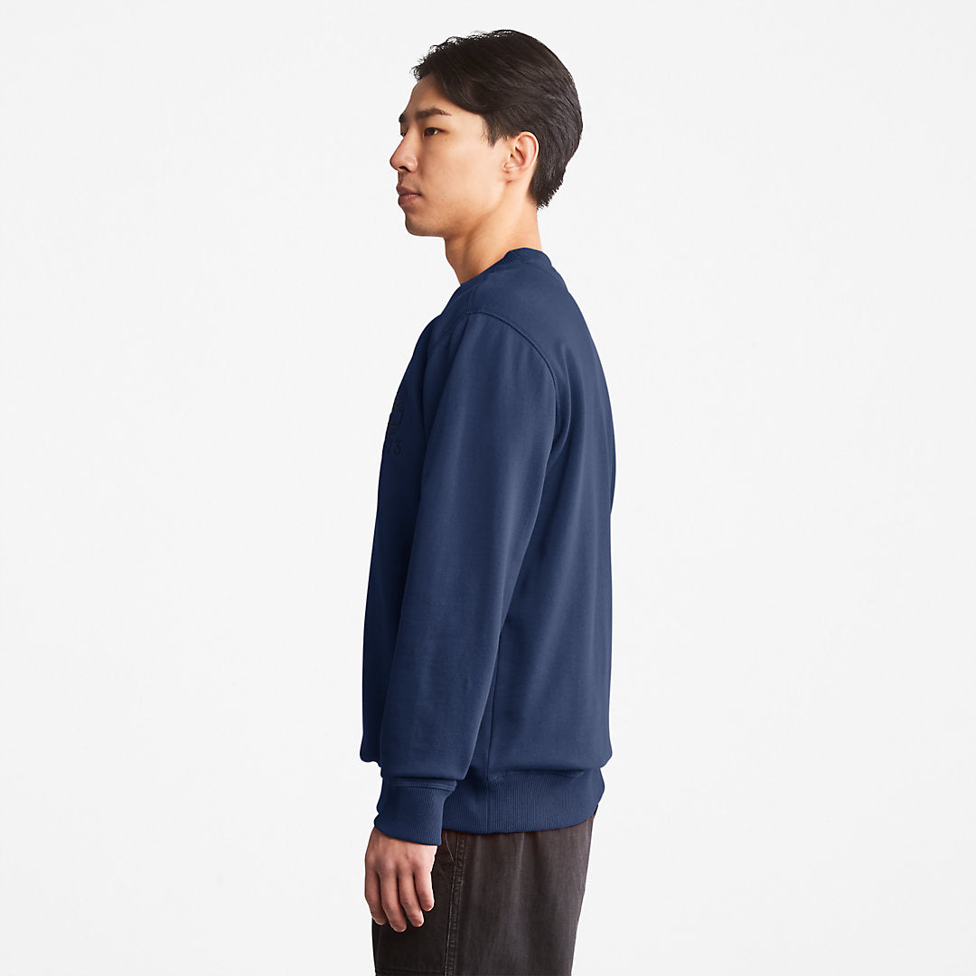 Timberland Mens Outdoor Heritage Crewneck Sweatshirt for Men in Navy