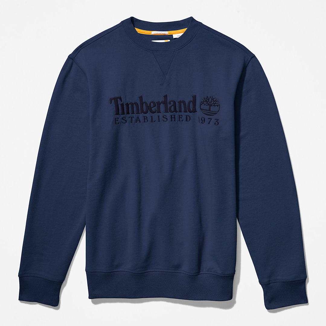 Timberland Mens Outdoor Heritage Crewneck Sweatshirt for Men in Navy