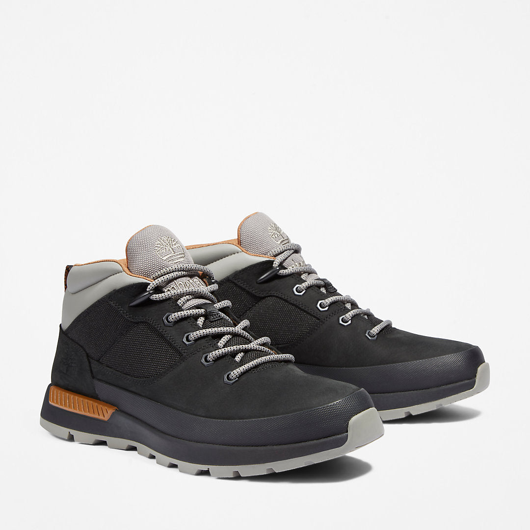 Timberland Mens Sprint Trekker Hiking Boot for Men in Monochrome Black