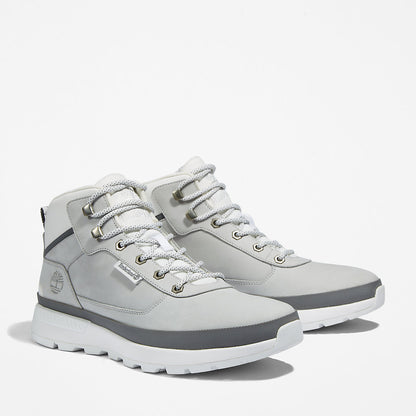 Timberland Mens Field Trekker Hiking Boot for Men in Light Grey