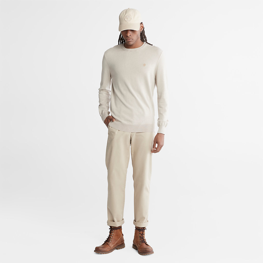Timberland Mens EK+ Lightweight Jumper for Men in Beige