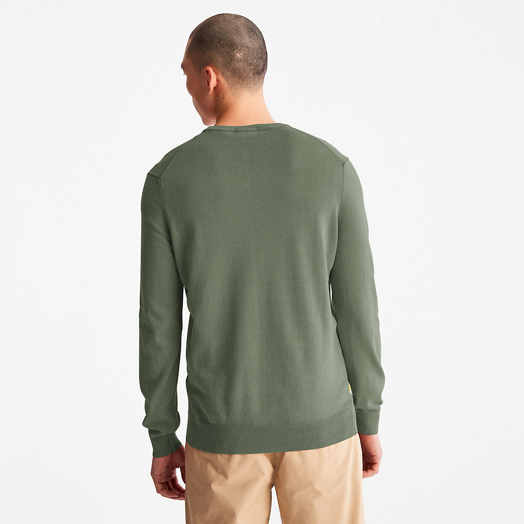 Timberland Mens EK+ Lightweight Jumper for Men in Dark Green