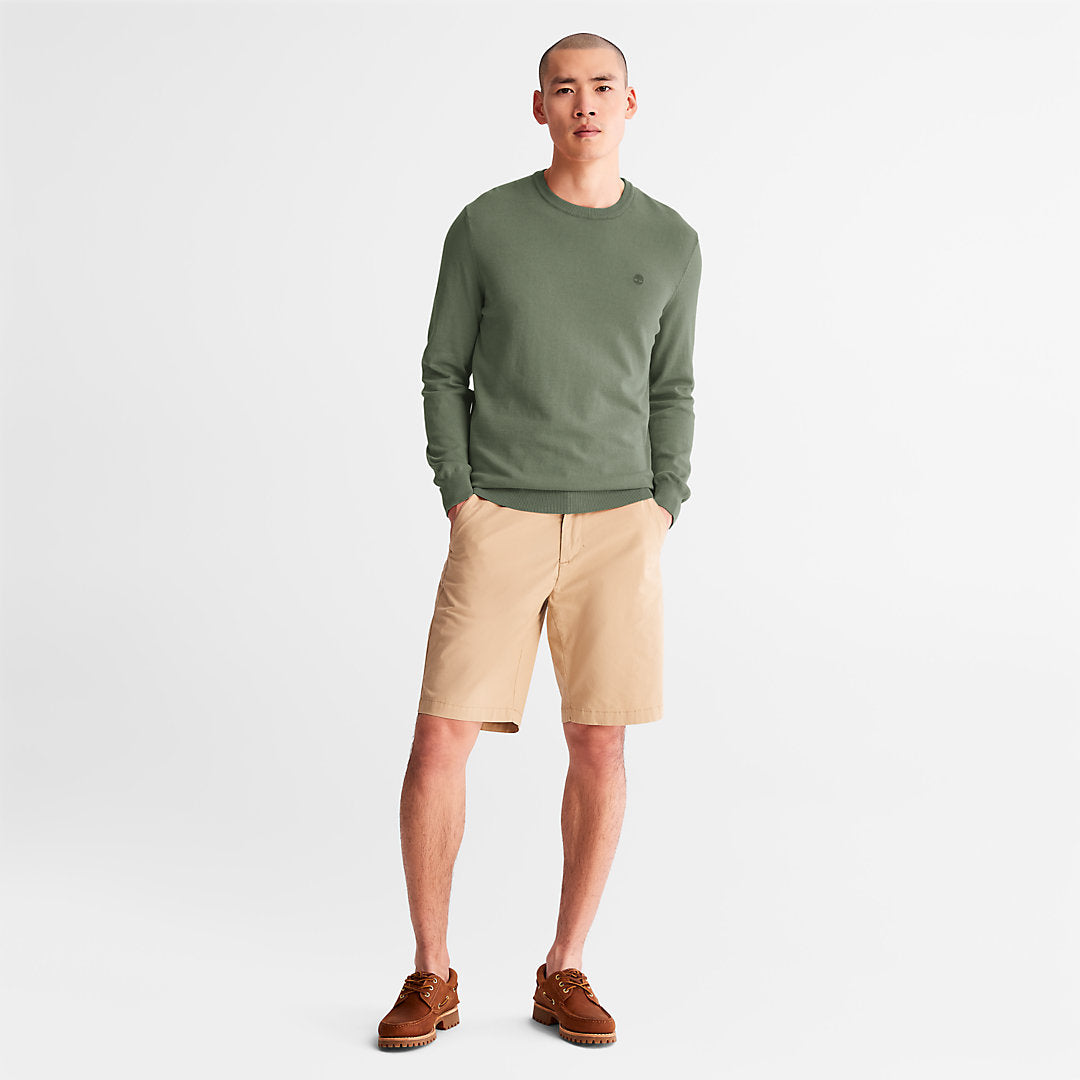 Timberland Mens EK+ Lightweight Jumper for Men in Dark Green