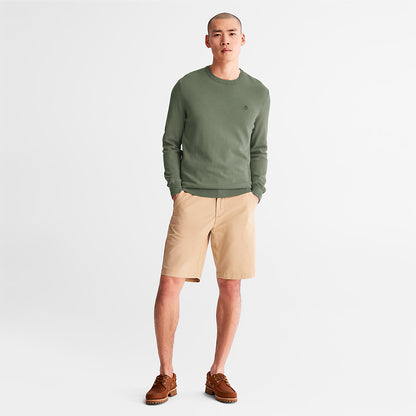 Timberland Mens EK+ Lightweight Jumper for Men in Dark Green