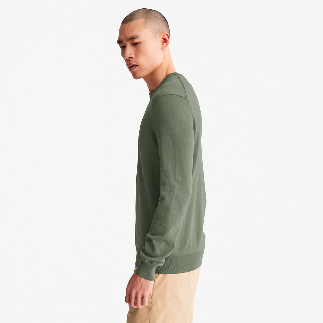 Timberland Mens EK+ Lightweight Jumper for Men in Dark Green