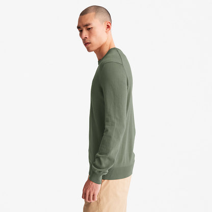 Timberland Mens EK+ Lightweight Jumper for Men in Dark Green