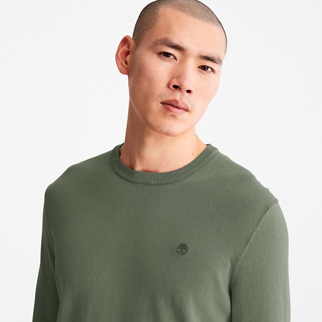 Timberland Mens EK+ Lightweight Jumper for Men in Dark Green