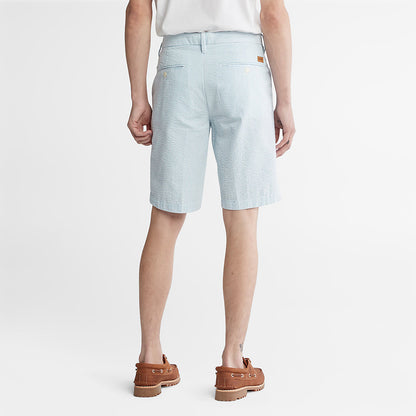 Timberland Mens Seersucker Shorts for Men in Blue