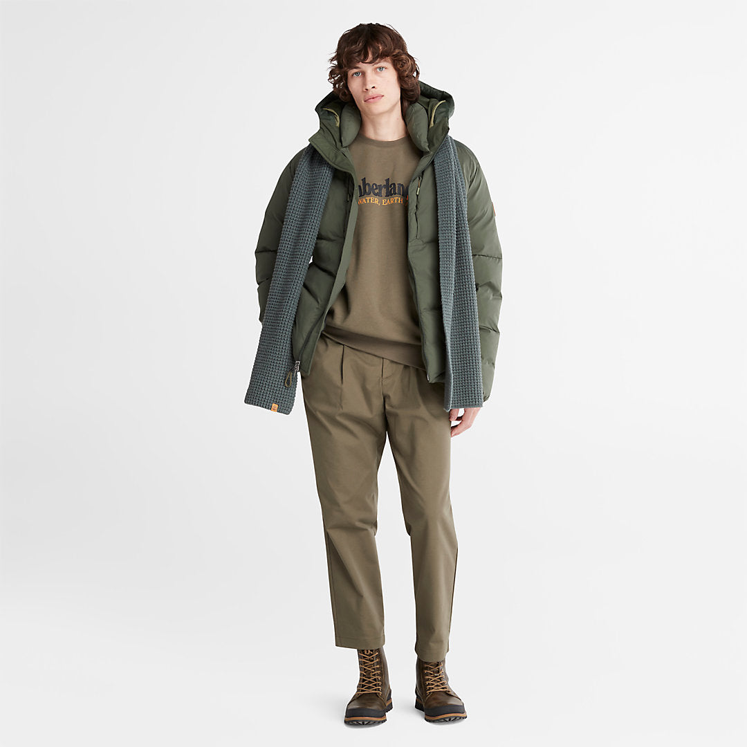 Timberland Mens Neo Summit Winter Jacket for Men in Dark Green