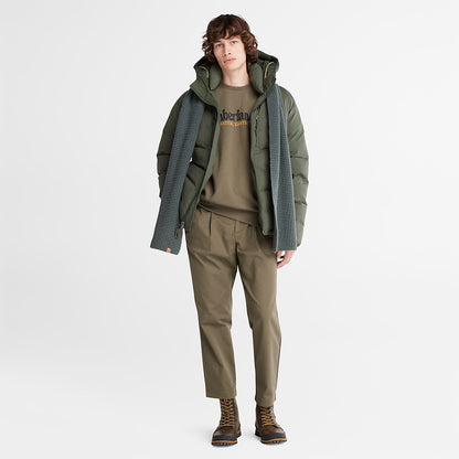Timberland Mens Neo Summit Winter Jacket for Men in Dark Green