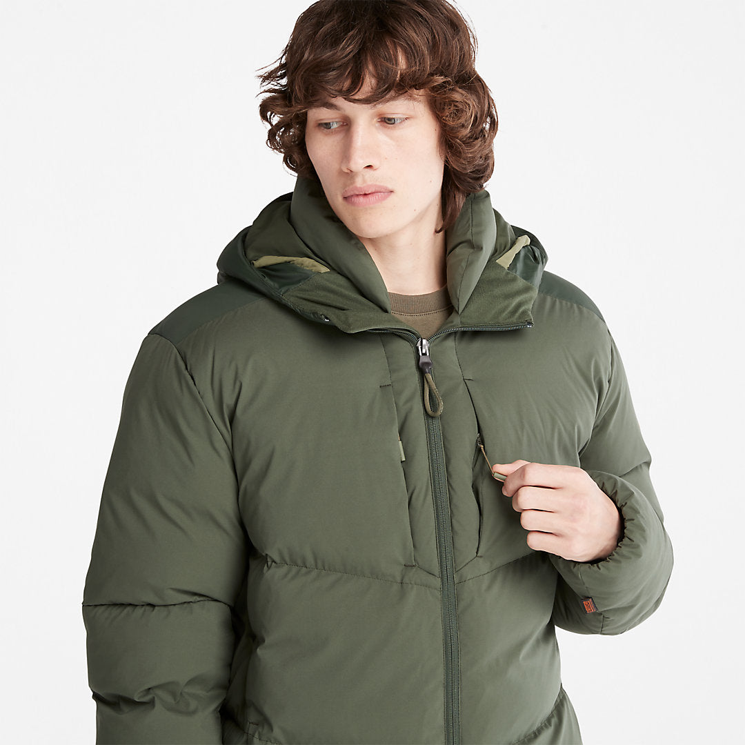 Timberland Mens Neo Summit Winter Jacket for Men in Dark Green