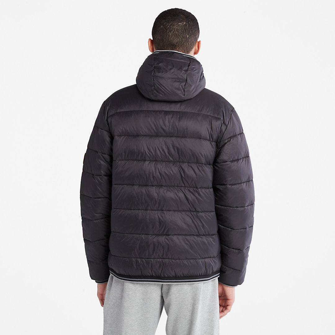 Timberland Mens Garfield Hooded Puffer Jacket for Men in Black