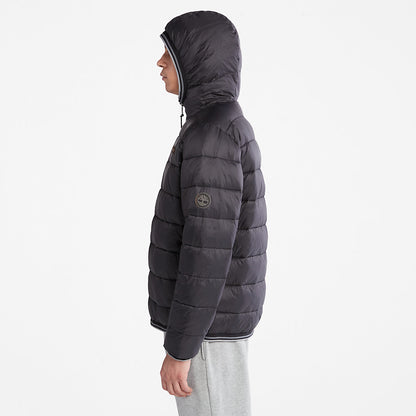 Timberland Mens Garfield Hooded Puffer Jacket for Men in Black