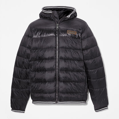 Timberland Mens Garfield Hooded Puffer Jacket for Men in Black