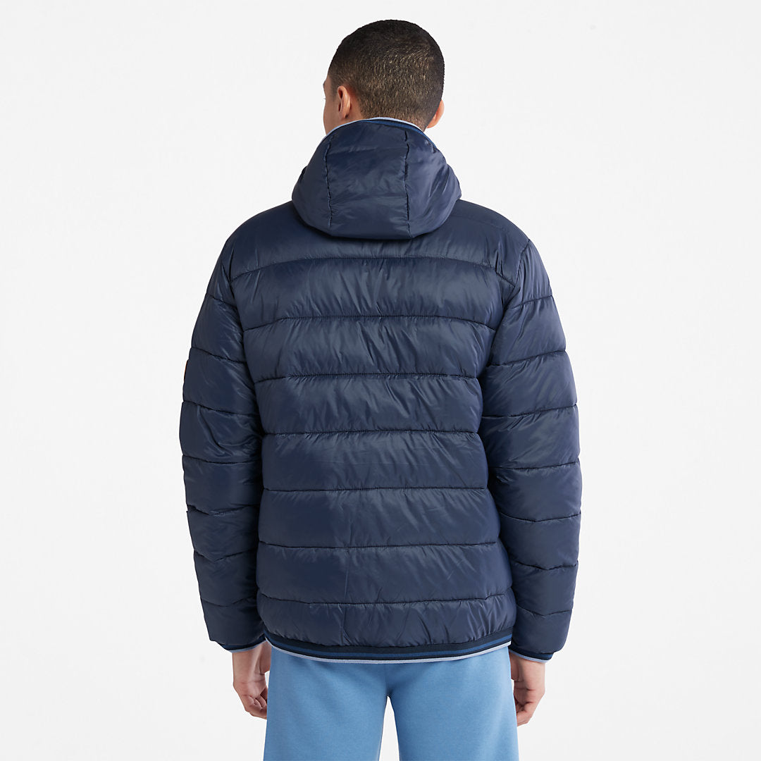 Timberland Mens Garfield Hooded Puffer Jacket for Men in Navy