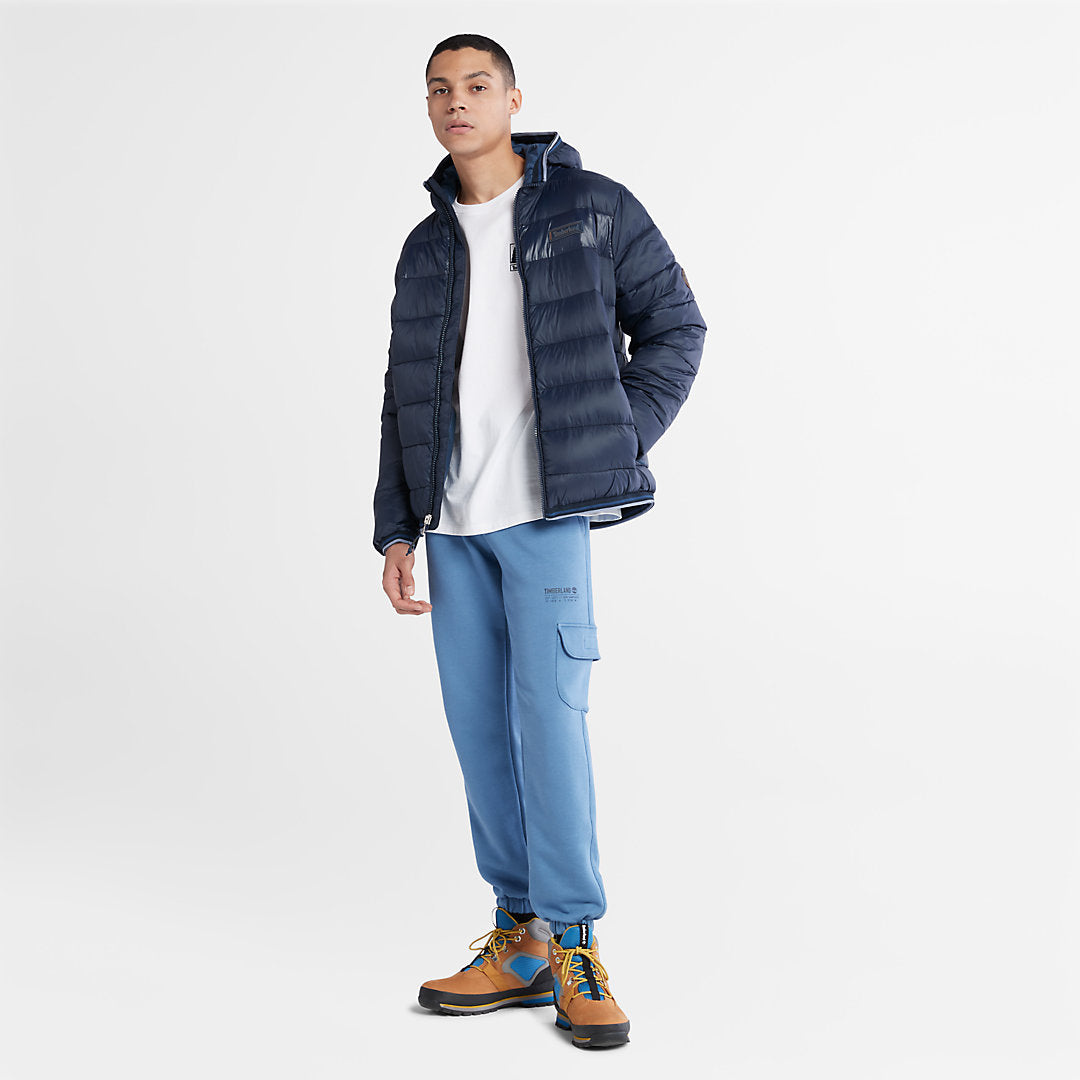 Timberland Mens Garfield Hooded Puffer Jacket for Men in Navy