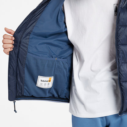 Timberland Mens Garfield Hooded Puffer Jacket for Men in Navy