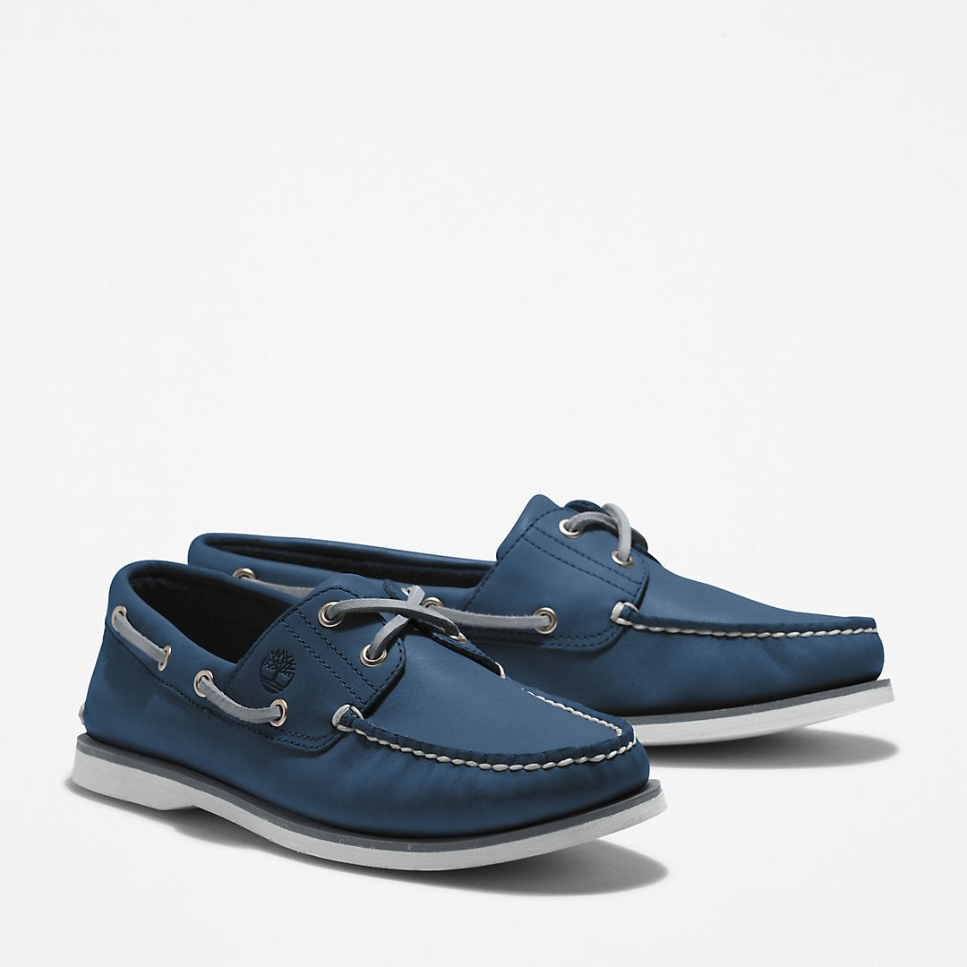 Timberland Mens Timberland® 2-Eye Classic Boat Shoe for Men in Navy