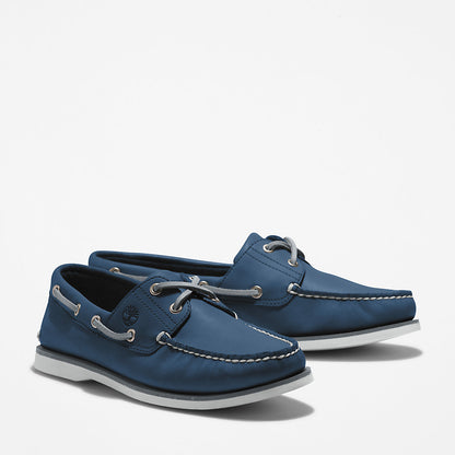 Timberland Mens Timberland® 2-Eye Classic Boat Shoe for Men in Navy