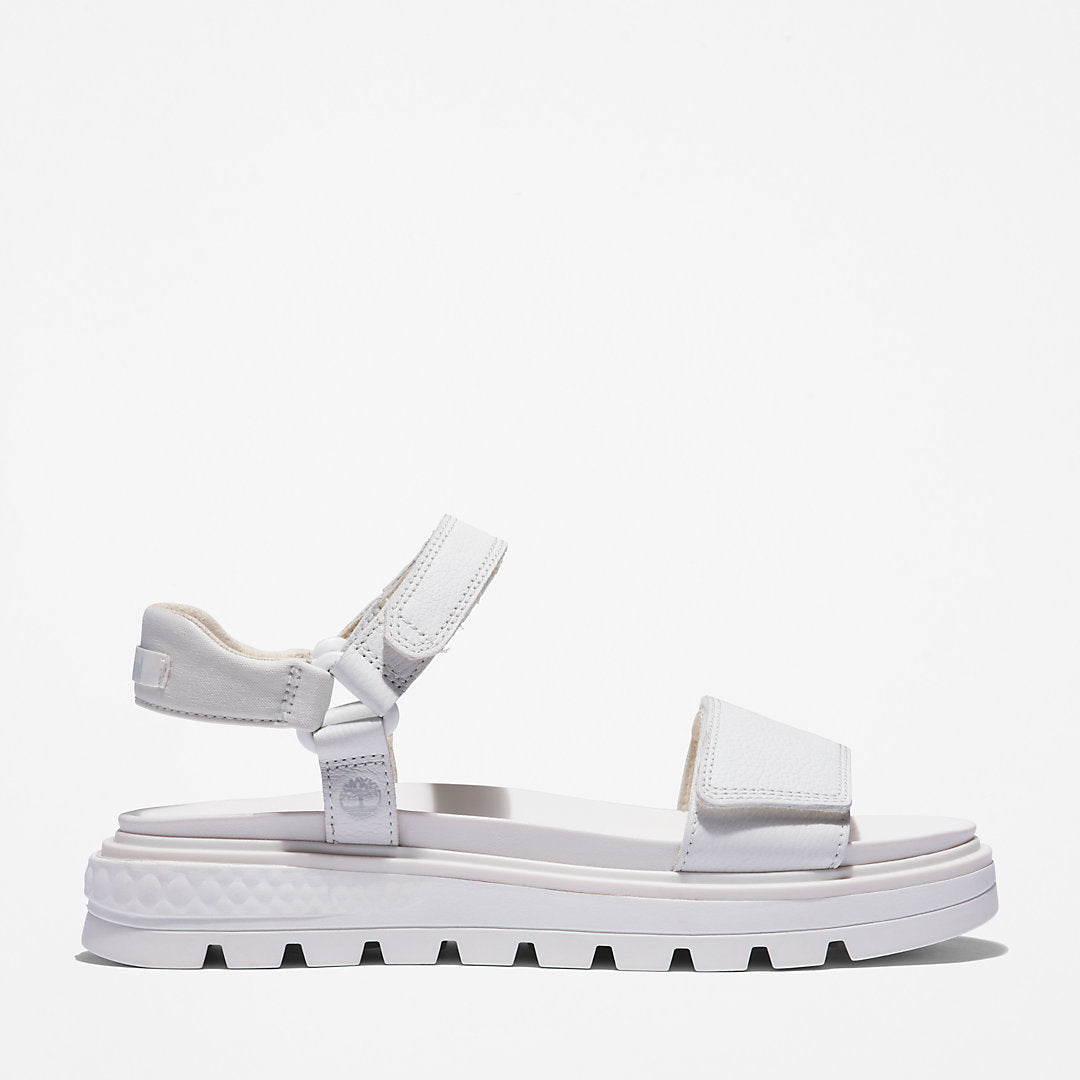 Timberland Womens Ray City Ankle Strap Sandal for Women in White