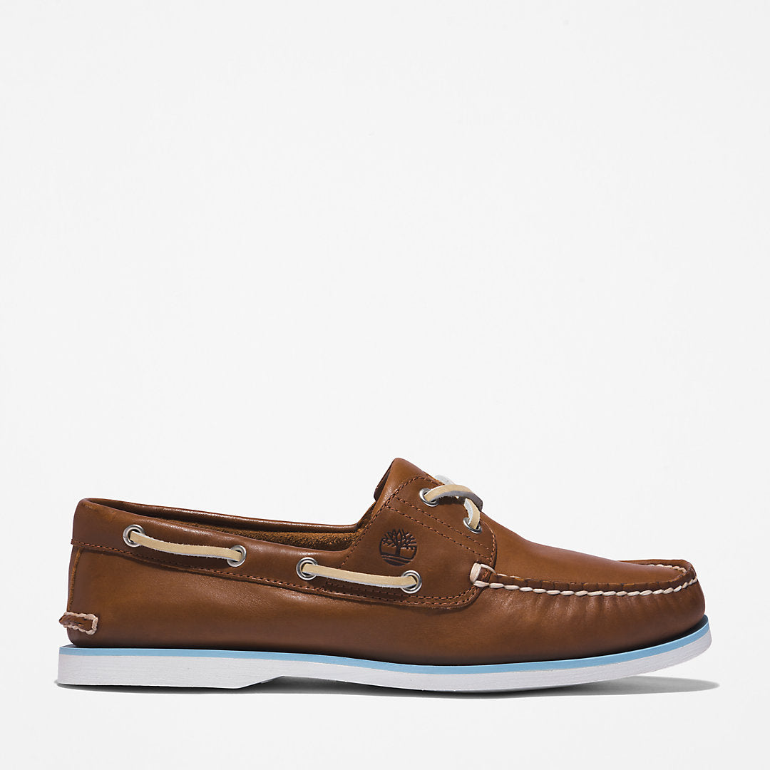 Timberland Mens Timberland® 2-Eye Classic Boat Shoe for Men in Brown